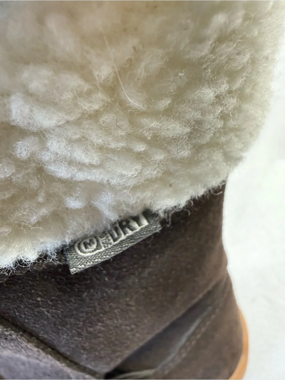Merrell Dark Brown Faux-Shearling Mid-Calf Winter Boots Boys or Girls Waterproof